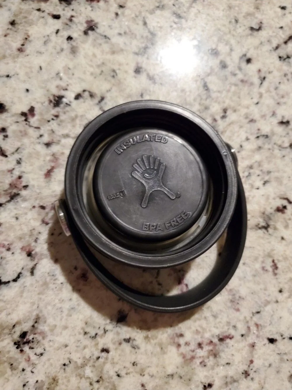 Hydro Flask Black Wide Lid Replacement Cap